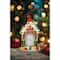 Wizardi Glossy Gingerbread House Frame Christmas Ornament